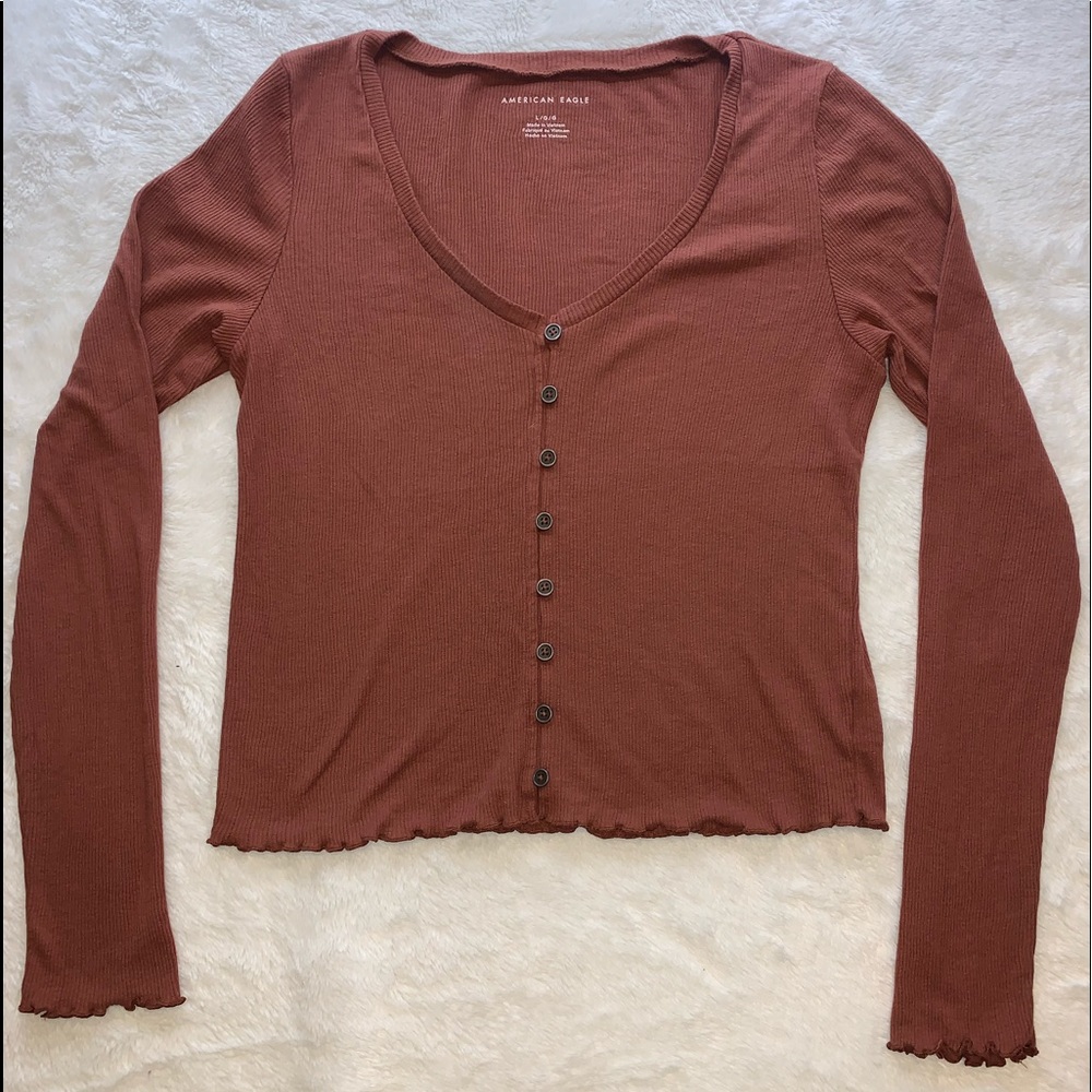 American eagle cropped long sleeve
